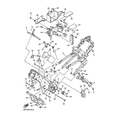 Yamaha Teil 3P62137K0000