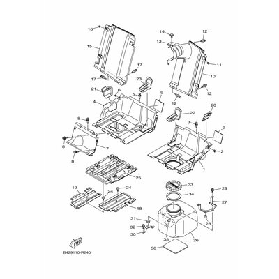 BRACKET, CANISTER