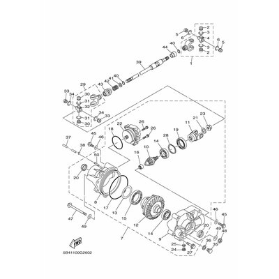 Yamaha Teil 5B4461610000