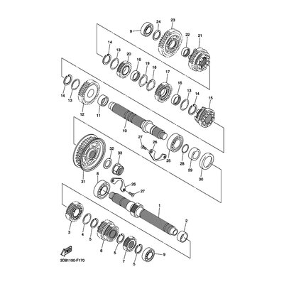 Yamaha Teil 3D8176510000