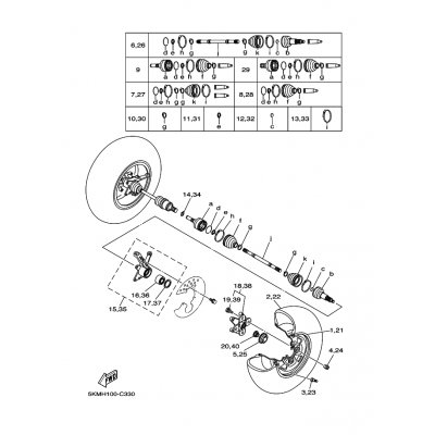 STEERING KNUCKLE ASSY (LEFT