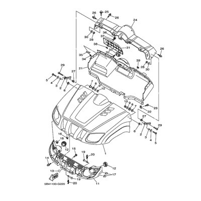 Yamaha Teil 5UGK77360000