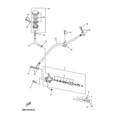 Yamaha Teil 5WXF72300000