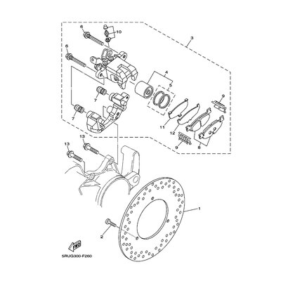 BREMSSATTEL-DICHTUNGSSATZ