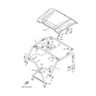 ROOF SUPPORT ASSY