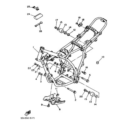 BOLT, FLANGE (2H7)