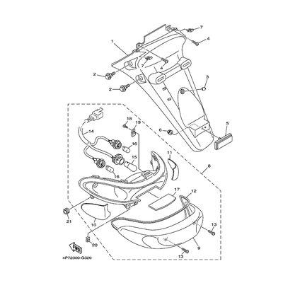 Yamaha Teil 4P7H333L0000