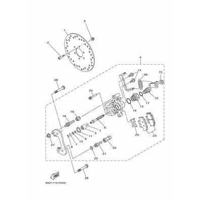 Yamaha Teil 5B4259760000