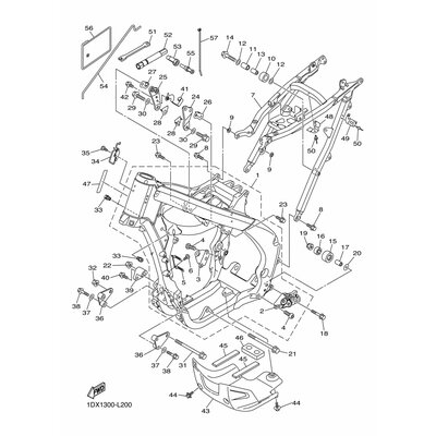 Yamaha Teil 1DX2116E0000