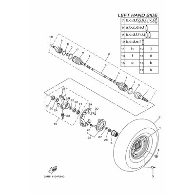 Yamaha Teil 3B42512J0000