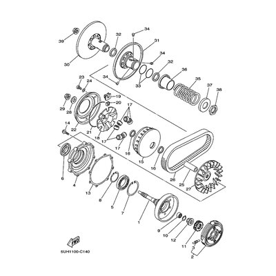 Yamaha Teil 5UH176440000