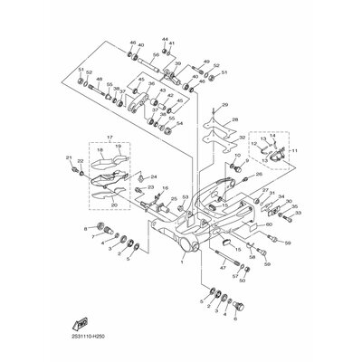 Yamaha Teil 2S32211E0000