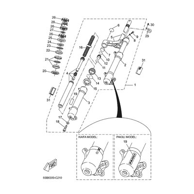 Yamaha Teil 5MEF387J3000