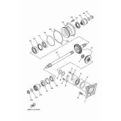 NUT, BEARING