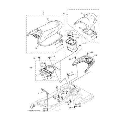 Yamaha Teil F1BU38500200