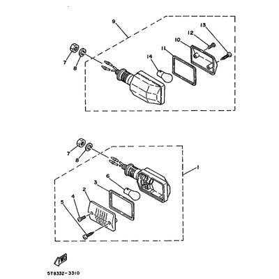 VORDERER BLINKER KOMPL. 1