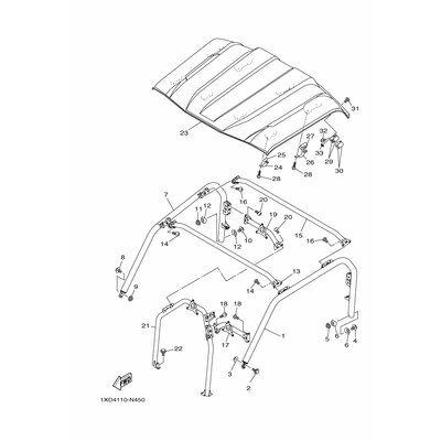 ROOF SUPPORT ASSY