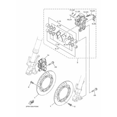 BREMSSATTEL KOMPL.(R)