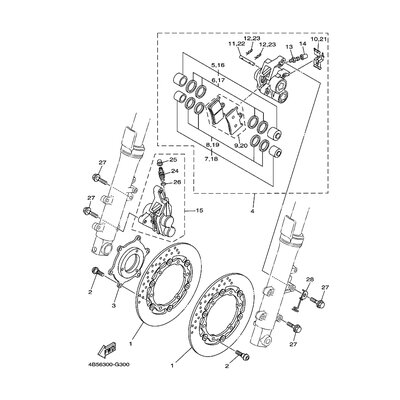 BREMSSATTEL KOMPL.(R)