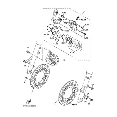 BREMSSATTEL KOMPL.(R)