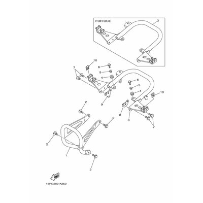 BAR, CARRY REAR