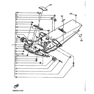 PANEL, SUB FRAME 1