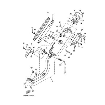 Yamaha Teil 4B51471M0000