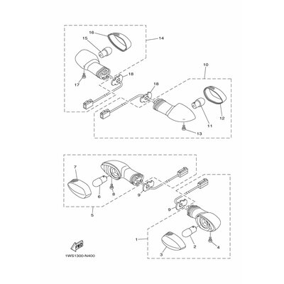 VORDERER BLINKER KOMPL. 2