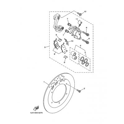 BREMSSATTEL KOMPL.(R)