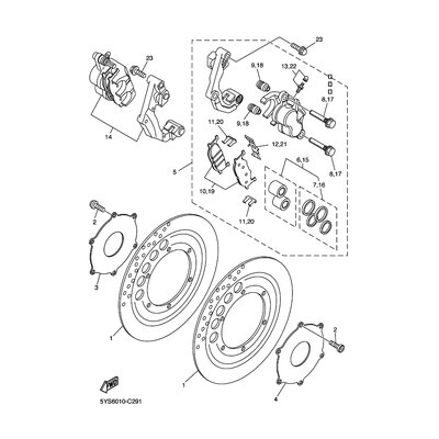 BREMSSATTEL KOMPL.(R)