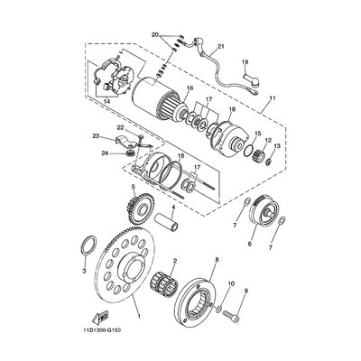 Yamaha Teil 3SXH18900000