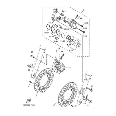 BREMSSATTEL KOMPL.(R)