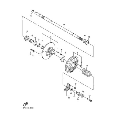 Yamaha Teil 8FU176810000