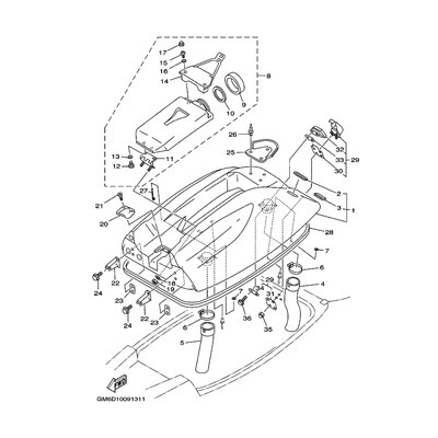 ENGINE HATCH COMP.