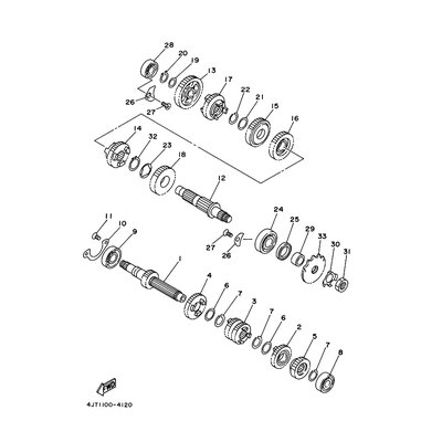 SPROCKET, DRIVE (17