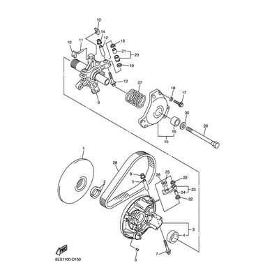 Yamaha Teil 8ES176400000