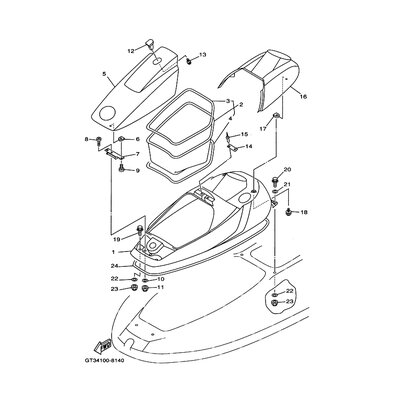 COVER, ENGINE HATC