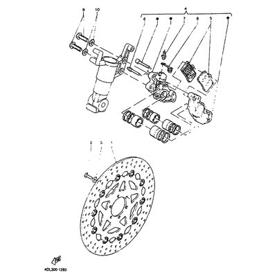 BREMSSATTEL KOMPL.(R)