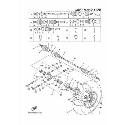 Yamaha Teil 5UGF530F0000