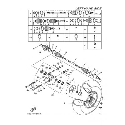 Yamaha Teil 5UGF530F1000