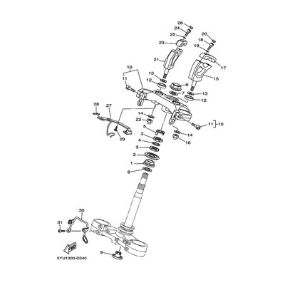 HOLDER, HANDLE UPPER 1