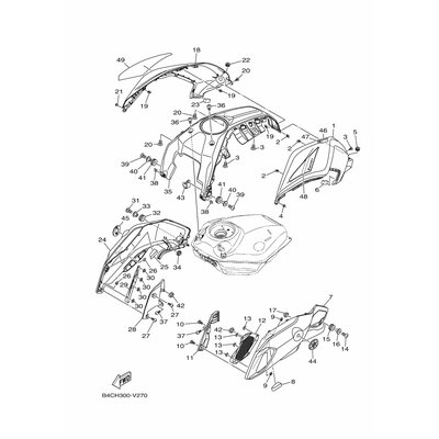 Yamaha Teil B4C217F25000