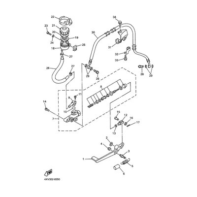 HALTER, BREMSSCHLAUCH