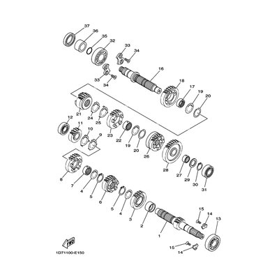 ZAHNRAD, 2. RITZEL