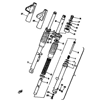 FRONT FORK ASSY