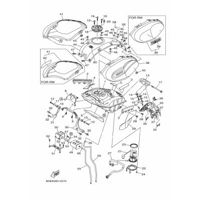 COVER, TANK SIDE 1 ASSY