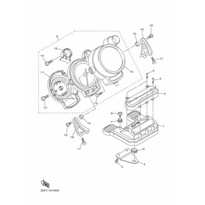 ABDECKUNG, INSTRUMENT 2