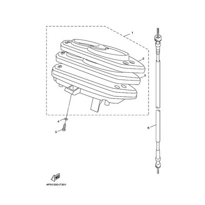 Yamaha Teil 4P9H353K0100