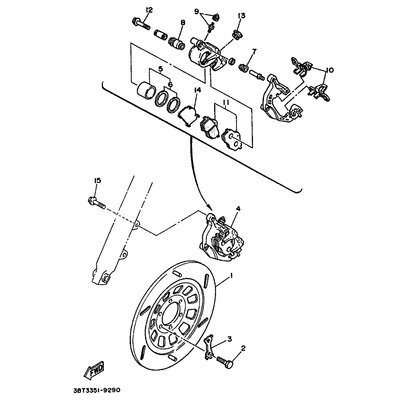 BREMSSATTEL-DICHTUNGSSATZ