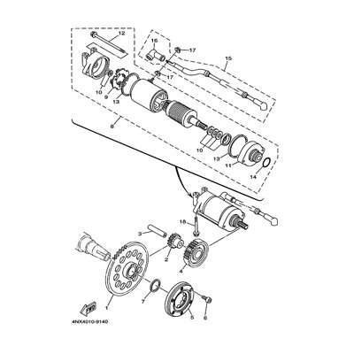 STARTING MOTOR UNIT